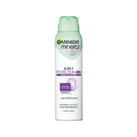 GARNIER DEODORANT SPRAY MINERAL 6IN1 FRESH FLORAL 150ML - 1