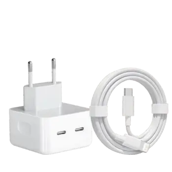 Adapter Iphone Type C 50W me 2 porte