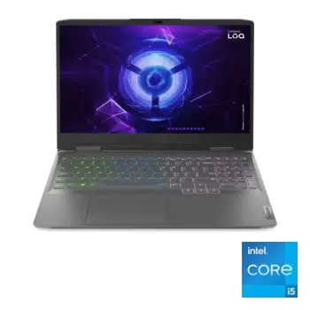 Laptop Lenovo LOQ 15IAX9E GAMING, Intel Core i5-12450HX, 8GB RAM, 512GB SSD, 15.6″ FHD (1920×1080) 144Hz, NVIDIA RTX 2050 4GB, Windows 11, Luna Gray