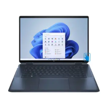 Laptop HP Spectre TS 16-F1013D, Intel Core i7-12700H, 16GB RAM, 512GB SSD + 32GB Intel Optane, 16″ 3K Touchscreen (3072×1920)