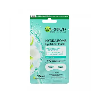 Mask-Garnier SkinActive Moisture Bomb Tissue Mask – Green Tea & Hyaluronic Acid