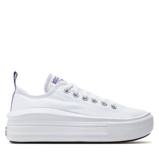 Chuck Taylor All Star Move – Atletet e bardha me ngjitje, komoditet dhe stil në çdo hap - 3