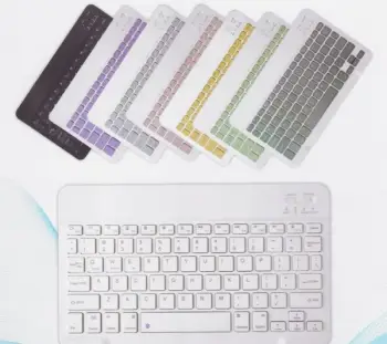 Tastierë Wireless Bluetooth 10” – Për Android, iOS dhe PC | Kompakte & Praktike