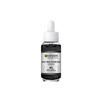 GARNIER 4% AHA + BHA NIACINAMIDE CHARCOAL SERUM