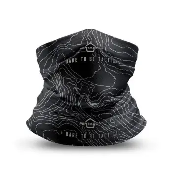 Shallë PENTAGON Skiron Neck Scarf Topographic Map