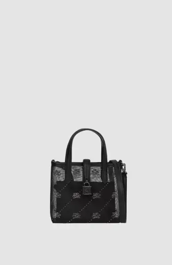 K/Autograph Padlock Mn Tote R