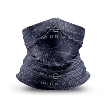Shallë PENTAGON Skiron Neck Scarf Topographic Map