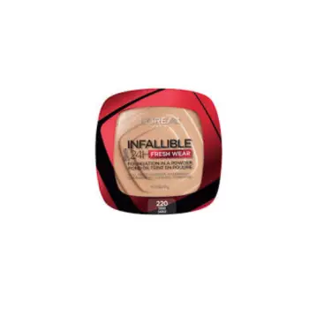 Fondatinë-L’Oréal Paris Infallible 24H Fresh Wear Foundation në Puder – Hija 220 Sand