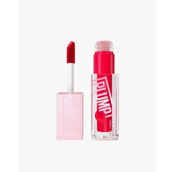 Gloss i buzëve-Maybelline Lifter Plump Lip Gloss – 004 Red Flag