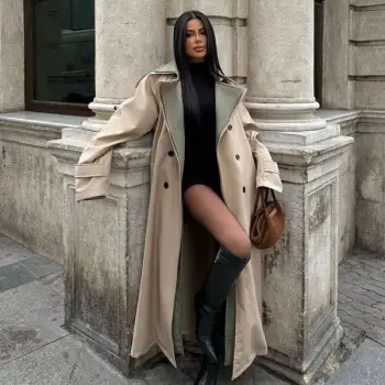 Pallto nude/bezhë-Long nude/beige coat