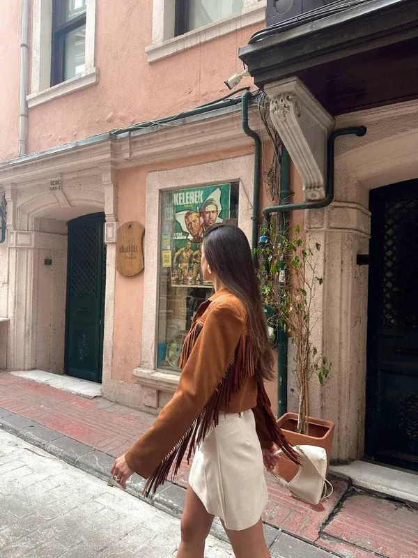 Pallto e kaft-Brown coat - 2