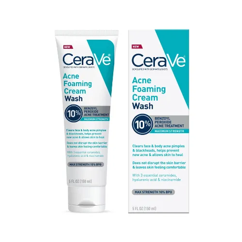 CERAVE ACNE FOAMING CREAM WASH 150ML - 1