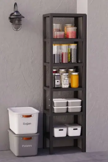 Raft Kuzhine,Organizues Modular Shumëfunksional me 6 Shtresa – i zi