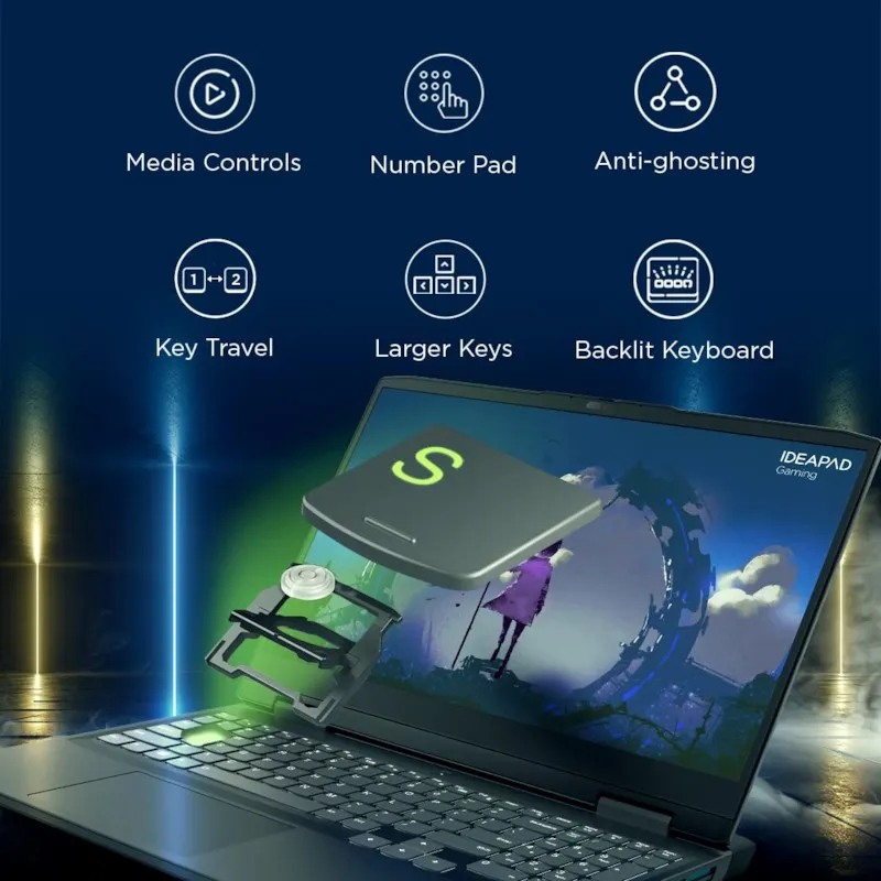 Laptop Lenovo Nb Ideapad Gaming 3 Ryzern7 68000H - 2