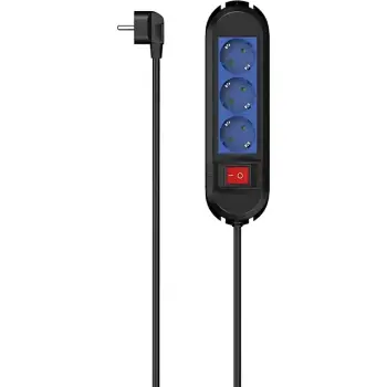 Kabell Vazhduese Hama 3-Way 1.5 M Black (223043)