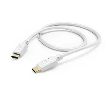 Kabllo Hama USB Type-C - USB Type-C, 1.0 m, e bardhë