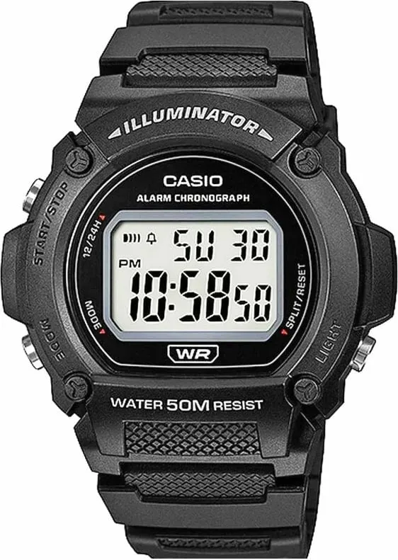 Orë dore për meshkuj CASIO, e zezë - 1