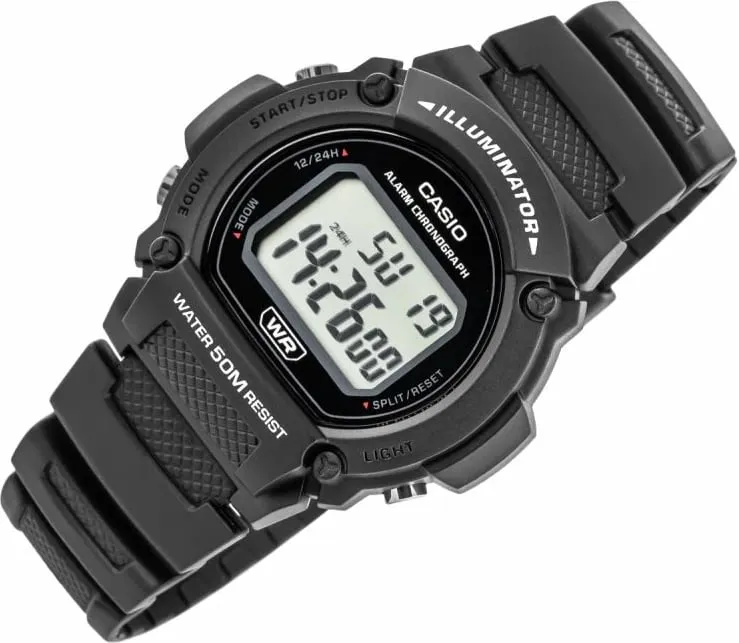 Orë dore për meshkuj CASIO, e zezë - 2
