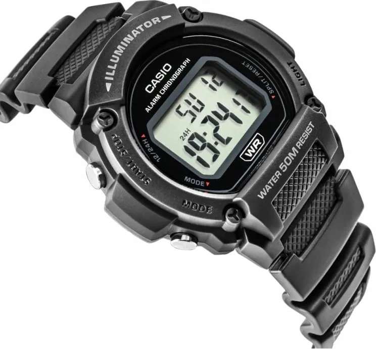 Orë dore për meshkuj CASIO, e zezë - 3