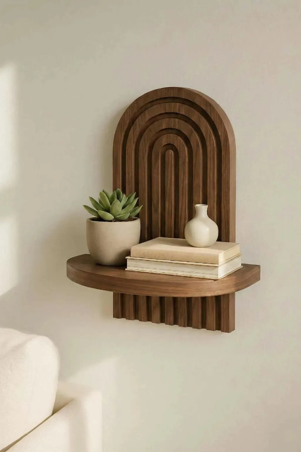 Raft muri dekorativ, ngjyrë wenge, Artmtkwll1 - 5