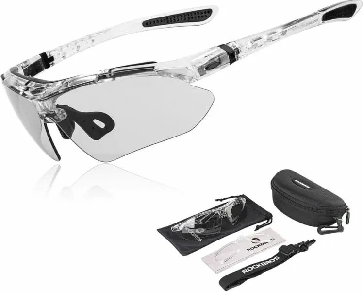 Syze sportive Rockbros, unisex, argjendi - 1