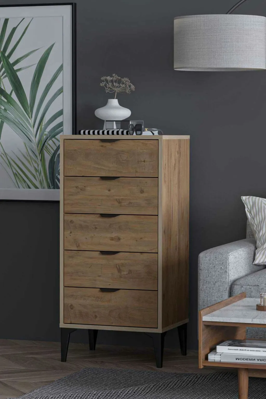 Komodë Skye Decor, Arden - Atlas Pine - 4