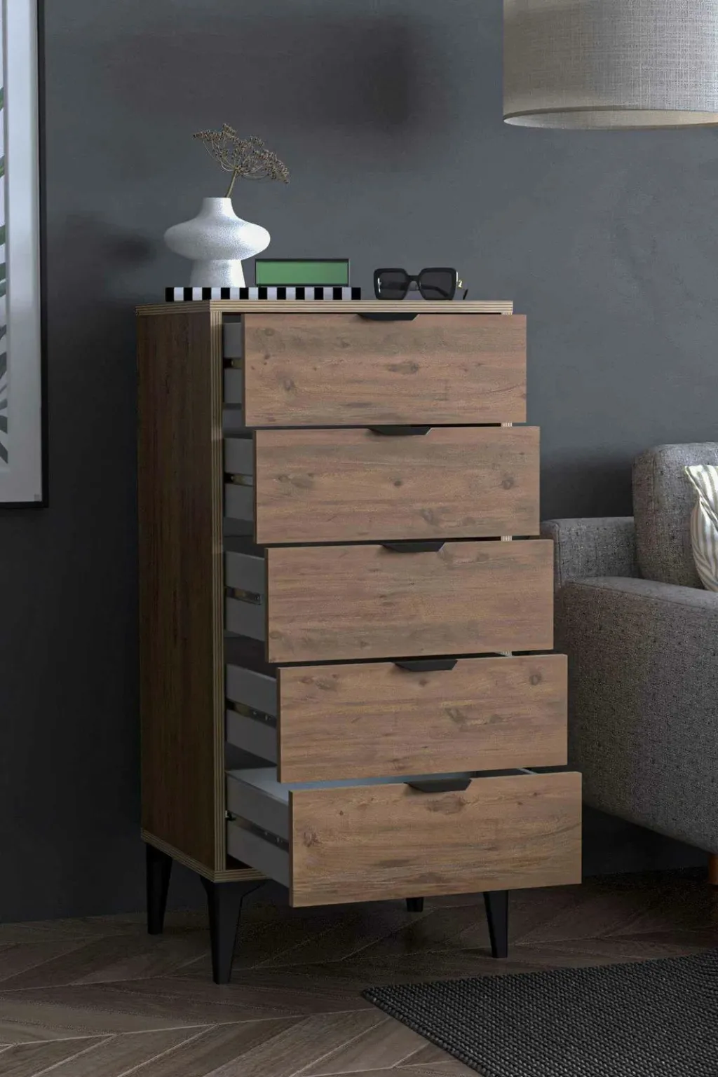 Komodë Skye Decor, Arden - Atlas Pine - 5