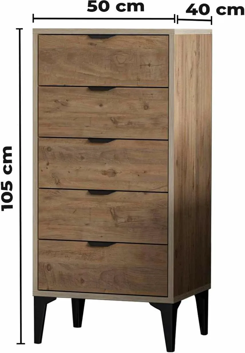 Komodë Skye Decor, Arden - Atlas Pine - 9