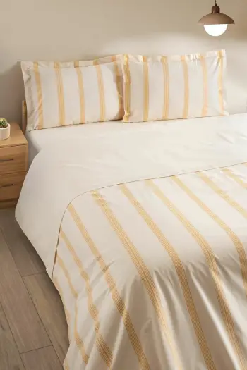 Set mbulesë për jorgan dopio, L'Essentiel Linge de Maison, Asos, ngjyrë mustard