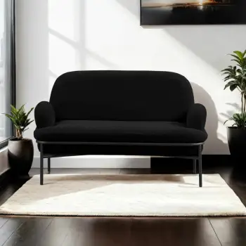 Divan dy ulëshe Atelier del Sofa, Aster, ngjyrë e zezë