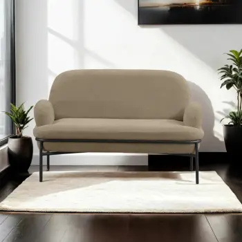 Divan dy vendësh Atelier del Sofa, ngjyrë kapuçino, Aster