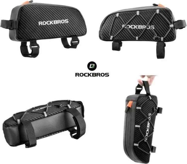 Çantë kornize biçiklete Rockbros, e zezë - 2