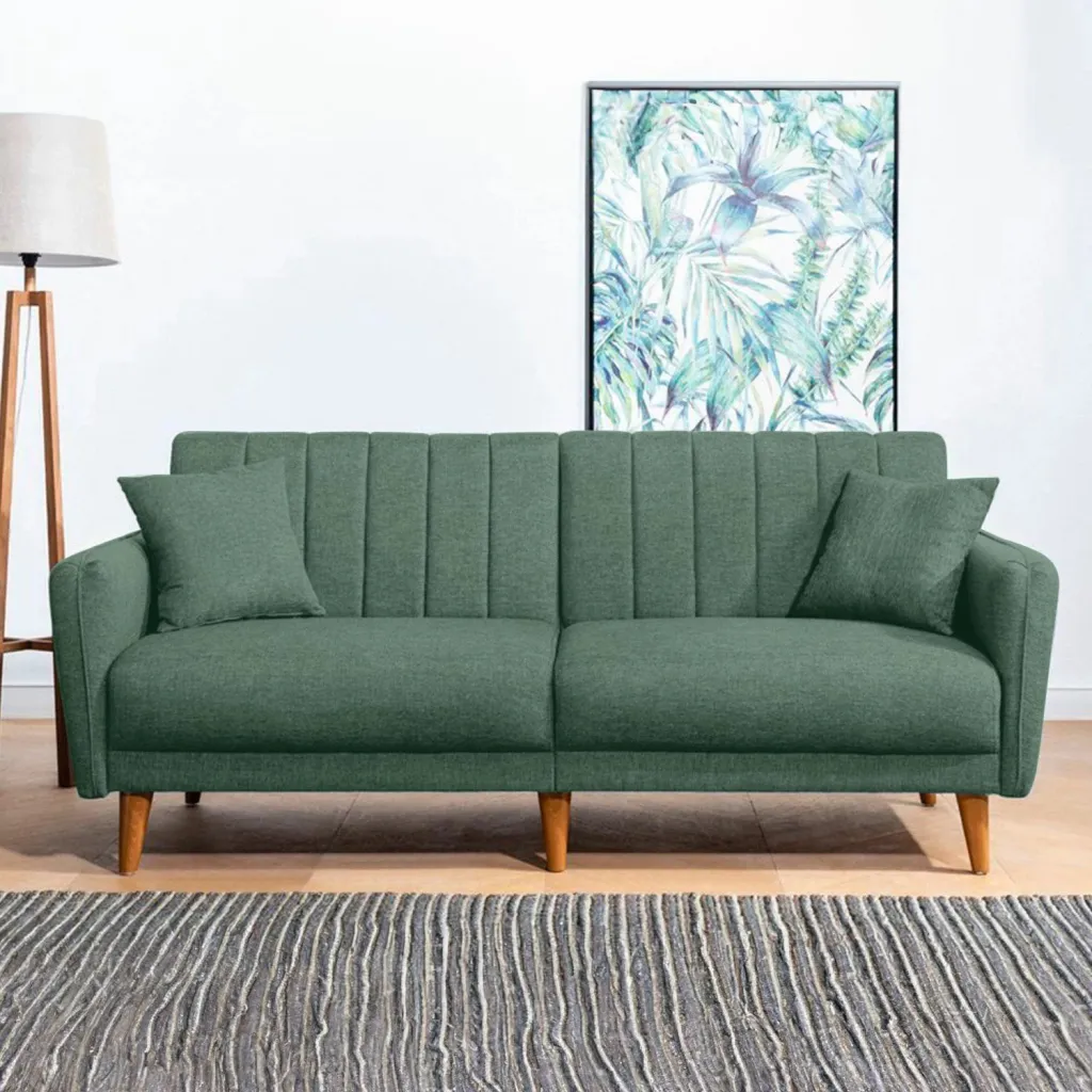 Divan-krevat treshe, Atelier del Sofa, ngjyrë e gjelbër - 2