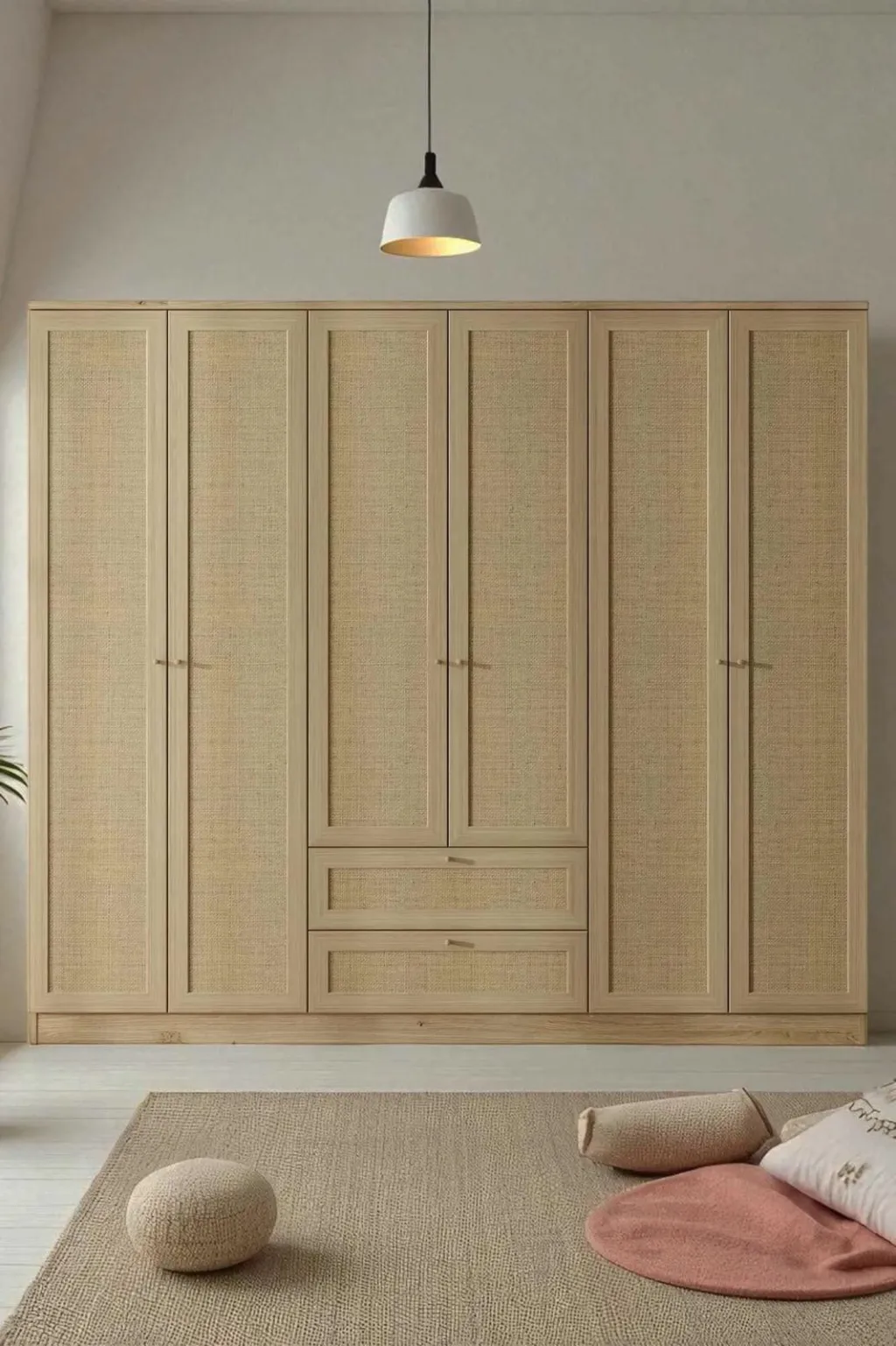 Dollap rrobash Skye Decor, Baru 6 182, bezhë - 1