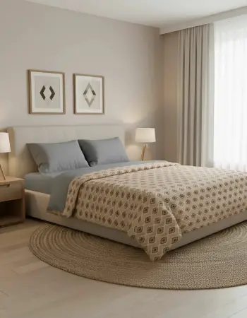 Set mbulesë për jorgan Super King, ngjyrë gri, L'Essentiel Linge de Maison, Dakota Kombin