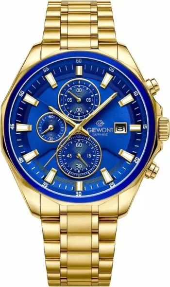 Orë dore për meshkuj Giewont, gold blue