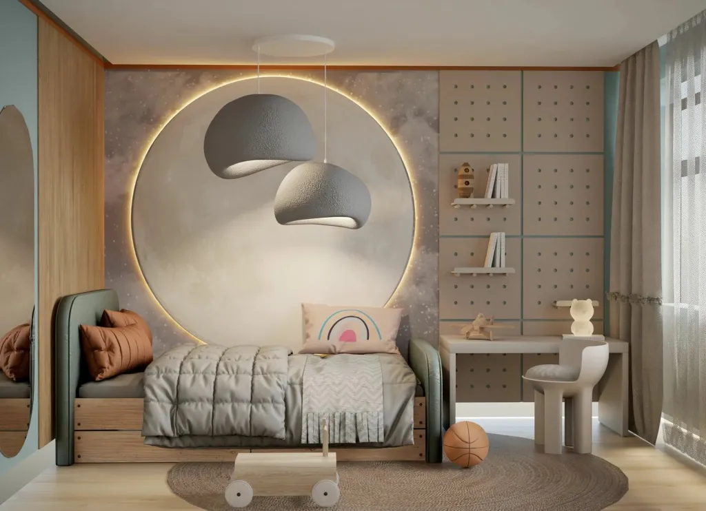 Llambë tavani Opviq, Wabi Sabi Chalkforms, gri betoni - 3