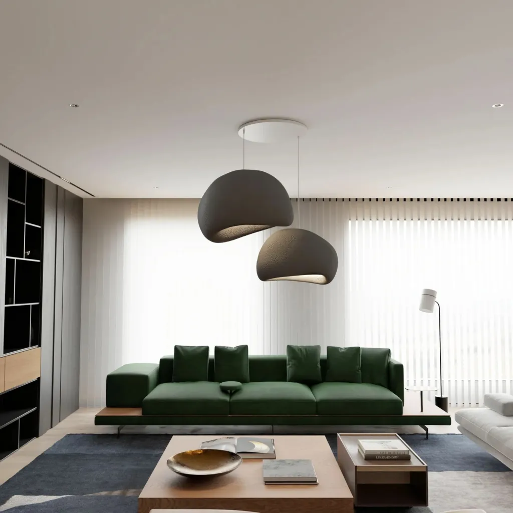 Llambë tavani Opviq, Wabi Sabi Chalkforms, gri betoni - 4
