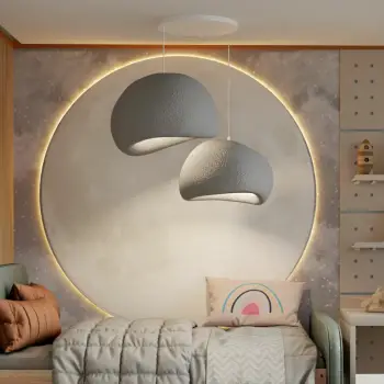 Llambë tavani Opviq, Wabi Sabi Chalkforms, gri betoni