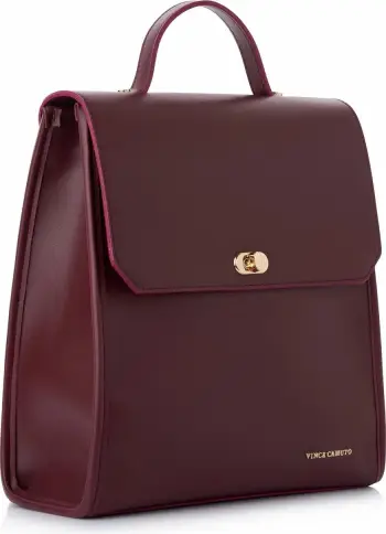 Çantë shpine Vince Camuto, Gela, ngjyrë burgundy