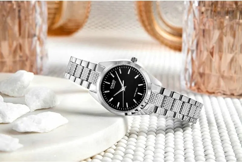 Orë dore për femra Casio, argjend - 6