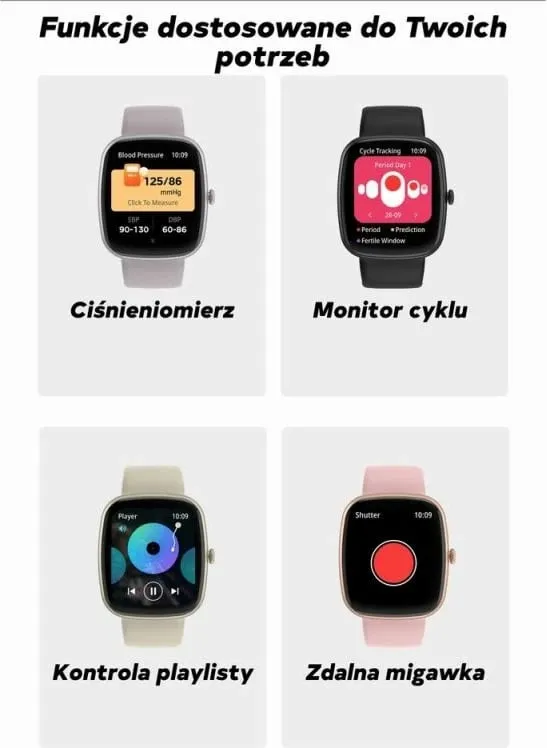 Smartwatch për femra Gravity, bezhë - 16