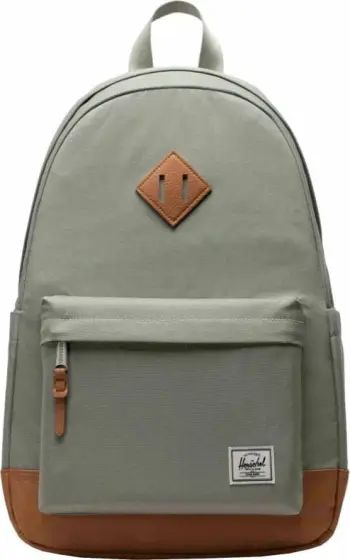 Çantë shpine Herschel Heritage, 27L, EcoSystem 600D, jeshile Seagrass