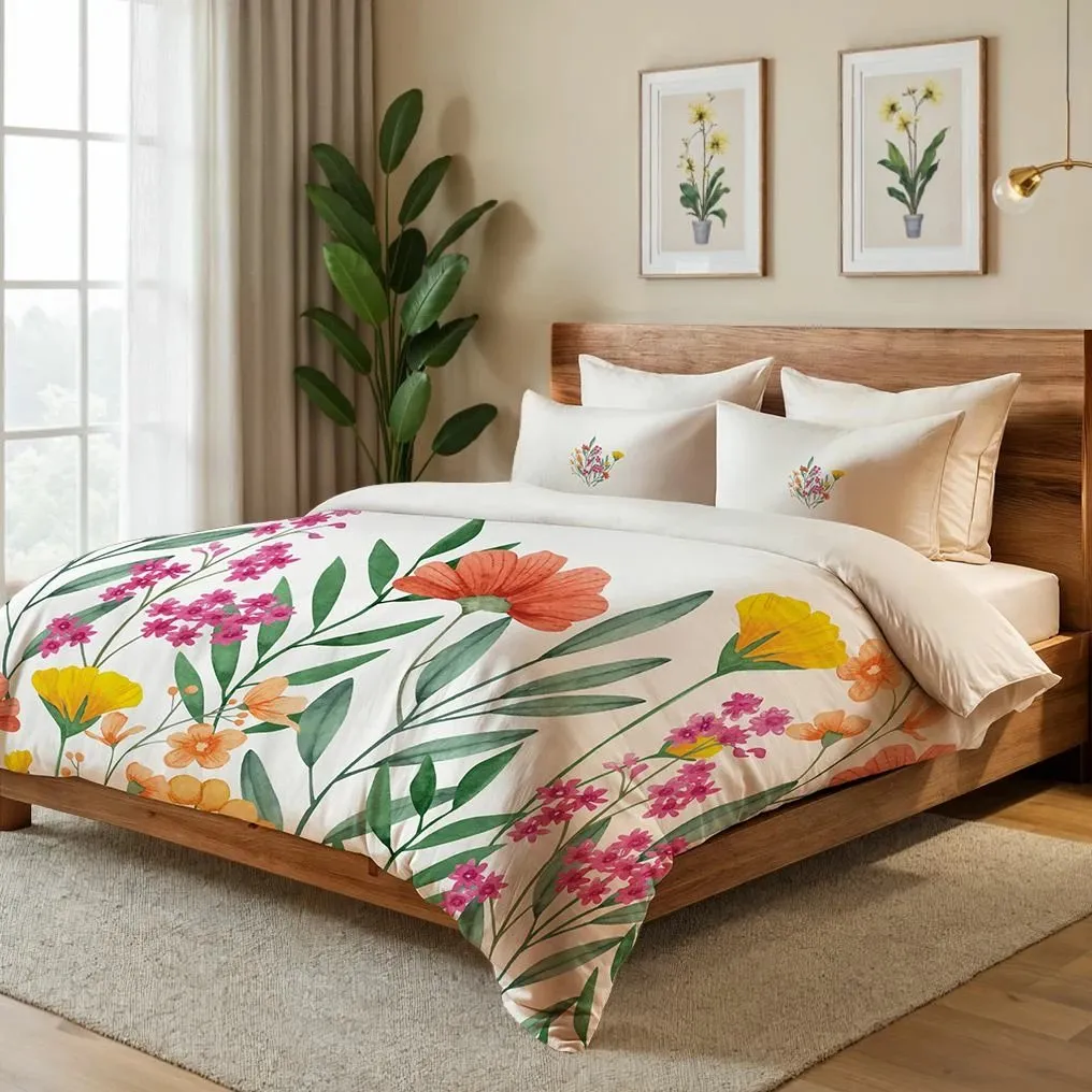 Set mbulesë për jorgan King, L'Essentiel Linge de Maison, Clementine - 1