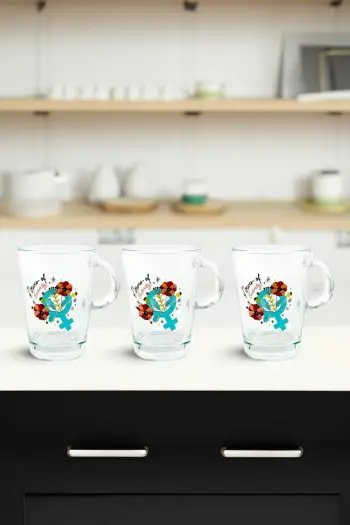 Set gotash prej qelqi (3 copë), Hermia Concept, PB554031