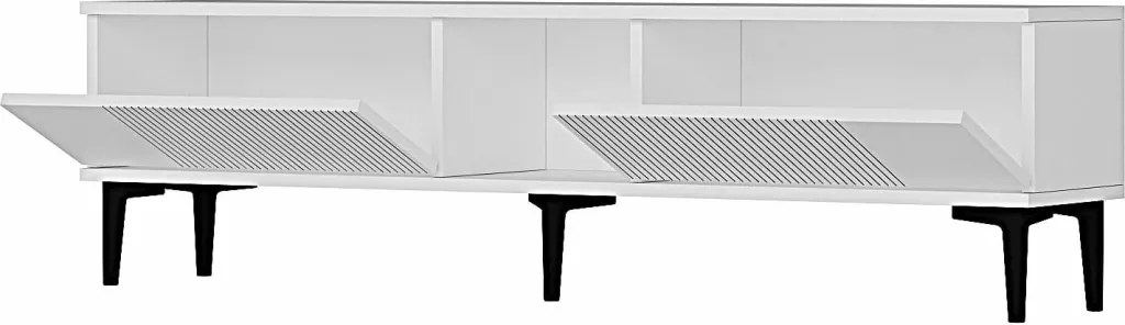 Komodinë TV Skye Decor, Corsa 150, e bardhë - 5