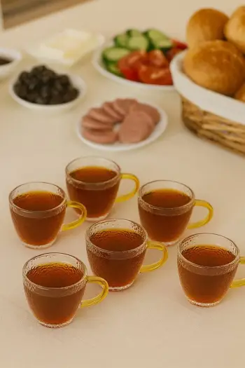 Set gotash çaji (6 copë), Hermia Concept, PDZBR0124
