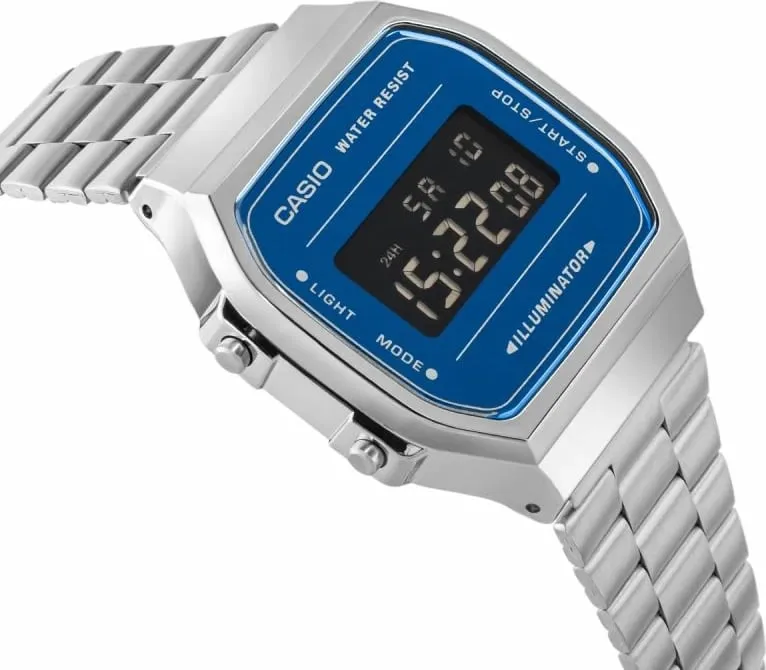 Orë dore për meshkuj CASIO, argjend - 3
