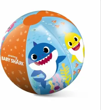 Top plazhi fryrës MONDO, 50cm, motiv Baby Shark, shumëngjyrësh