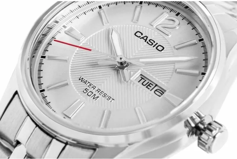 Orë dore për femra CASIO, argjendi - 4